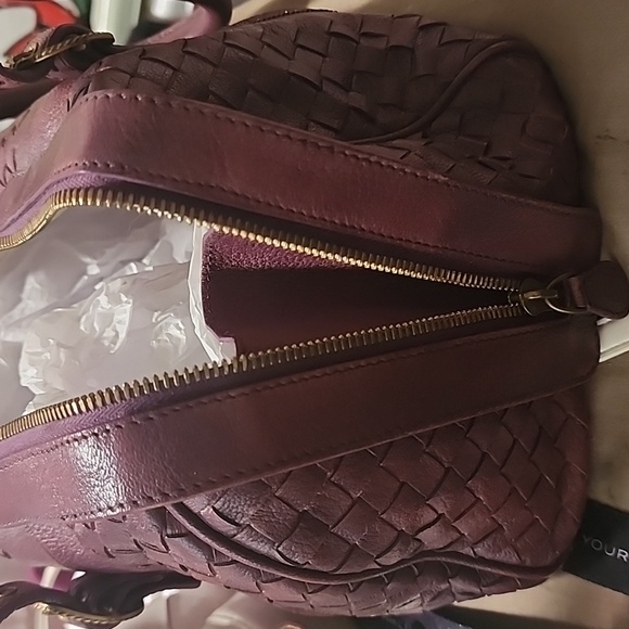 Vintage Bottega Veneta Intreciatto Satchel Boston Handbag - Picture 11 of 12